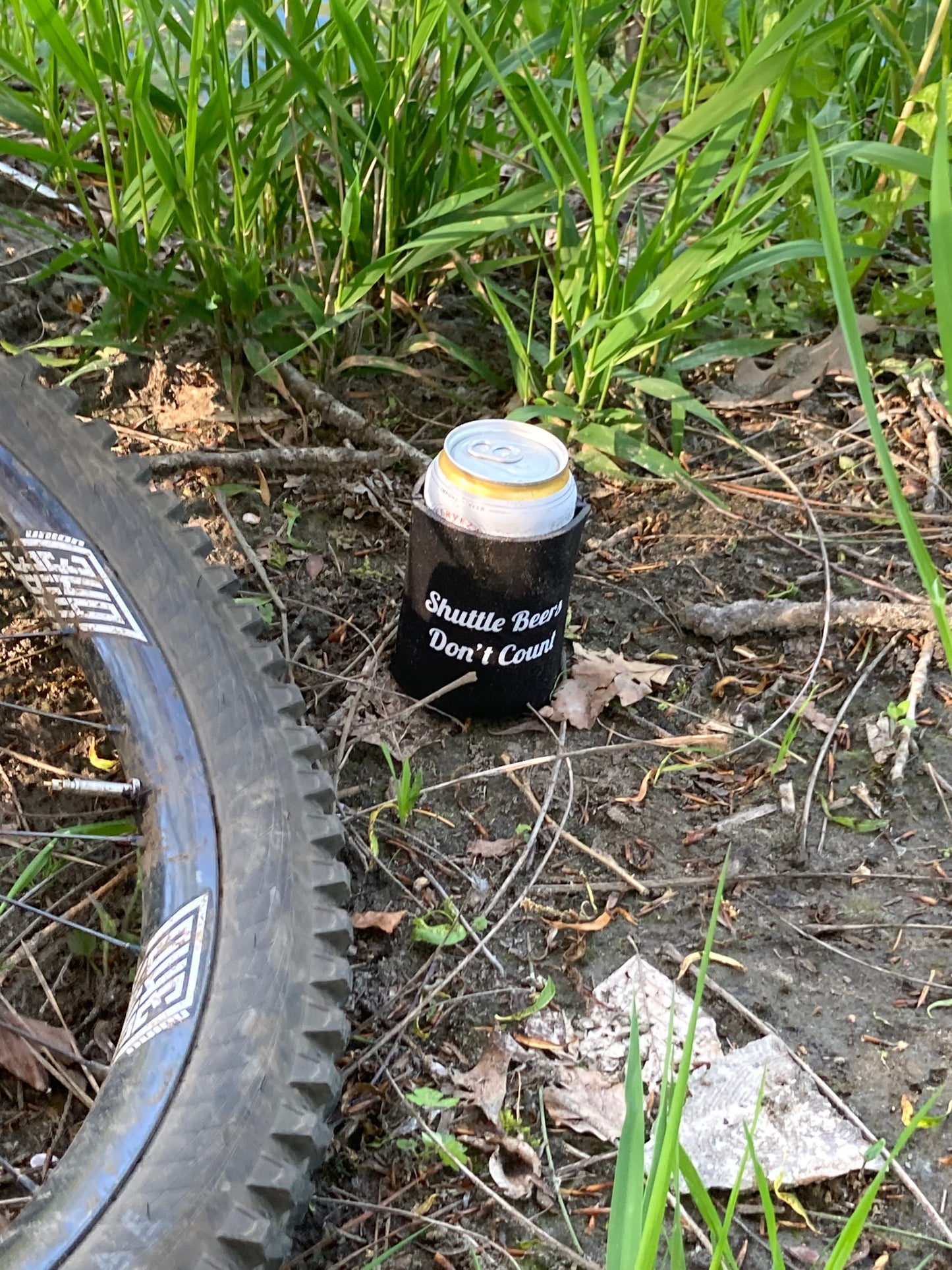 Shuttle Beers Don't Count Koozie
